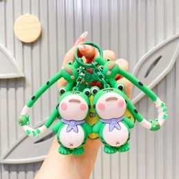 Solitary Frog Creative School Bag Keychain Doll Doll Keychain New Couple Gift Pendant