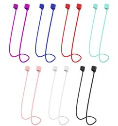 AntiLost Silicone Earphone Rope Holder Cable For Apple iphone X 8 7 AirPods Wireless Bluetooth Headphone Neck Strap Cord String4006556