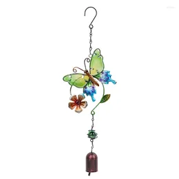 Decorative Figurines Butterfly Wind Chime Outdoor Ornament Music WindChimes With Bell For Garden