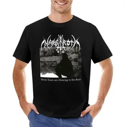 Men's Tank Tops Nargaroth - Seven Tears Are Flowing To The River Black Metal T-Shirt Graphics Summer Slim Fit T Shirts For Men