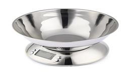 Electronic Digital Kitchen Scale 5kg1g Stainless Steel Food Scale with Removable Bowl LCD Display4117458