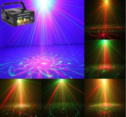 Club Bar RG Laser BLUE LED Stage Lighting DJ Home Party 5 Lens 80 Patterns show Professional Projector Light Disco EUUSUKAU22574458541205