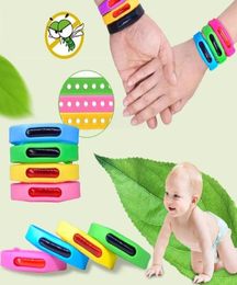 Summer Silicone natural Mosquito waterproof Repellent Silicone Bracelet for Children Mosquito Repellent wristband Bracelets5655222