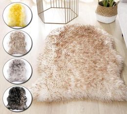 Home Faux Sheep Skin Carpet Office Decoration Super Soft Chair Sofa Cover Rugs Warm Hairy Seat Pad Floor Rug Carpets2677995