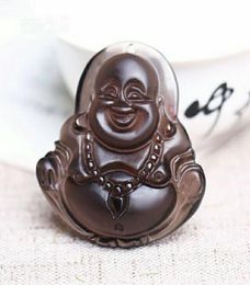 Natural ice Obsidian Obsidian Pendant Maitreya Buddha Buddha Buddha belly laugh in the face of men and women lovers Pendant2617282