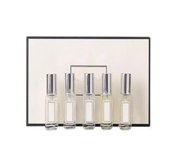 High Quality Fashion Cologne 5 pcs set for men portable Fragrance kits long lasting gentleman perfume sets top smell 9 ml 52060645
