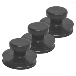 Bowls 3 Pcs Sucker Buddha Music Bowl Accessories Suction Cups Rubber Meditation Lifting Handle