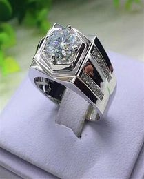 2020 New Fashion Micro Men039s Gem Diamond Ring Luxury Banquet Engagement Jewellery CNE Fast 8398669