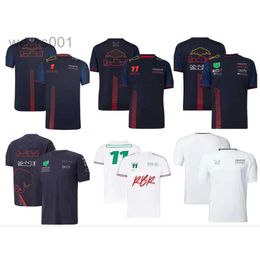 New F1 Formula One T-shirt Summer Team Short Sleeve Shirt Same Customization DN7O