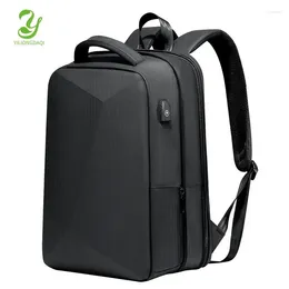 Backpack ABS EVA Hard Shell Fashion Multifunction Series Men Anti Theft Waterproof Laptop Business Travel