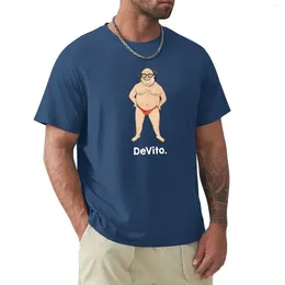 Men's Polos Danny DeVito In Little Red Speedos T-shirt Funnys Plus Size Tops Vintage Clothes T Shirt For Men