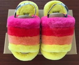 y Sandals Women Cosy Faux Slippers Lady Indoor Floor Slides Flat Soft ry Shoes Ladies Female Celebrities Fashion7684269