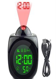 Desk Table Clocks Decor Clock With Lamp Digital Voice Talking Function Led Wall Ceiling Projection Alarm Sn2003772
