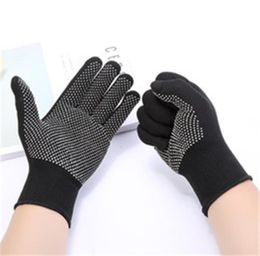 1 Pair Heat Resistant Protective Glove Hair Styling For Curling Straight Flat Iron Work gloves Safety gloves High Quality7453938