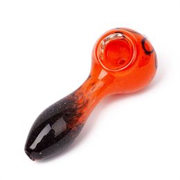 Handmade glass pipe, imported with Coloured glass, popular in Europe and America, 4 inches long