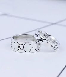 Women Designer Ring For Man Fashion Skull Letter G Fine Silver Luxury Rings with Box Jewellery sapeee3863778