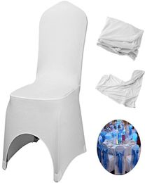 VEVOR White Chair Covers 50100150PCS Stretch Polyester Spandex Slipcovers for Banquet Dining Party Wedding Decorations 2011208111638