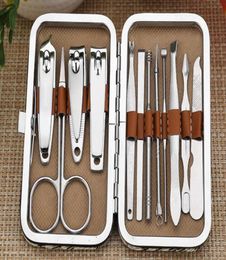 Drop New Nail Tool Set Stainless Steel Toes Nail Clippers Cuticle Trimmer Nail Cutter Scissor Manicure7598943