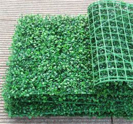 Whole 60pcs Artificial Grass plastic boxwood mat topiary tree Milan Grass for gardenhome Storewedding decoration Artificial4399104