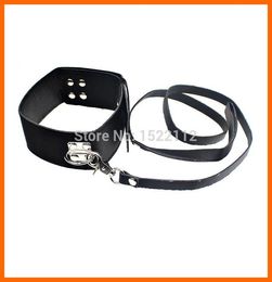 Shop PU Leather Sex Adult Collars for Women and Man Sexy Submissive Fetish Slave Sex Collar and Leash Adult Games Erotic Toys4177658