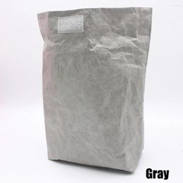 Dinnerware Waterproof Tightly Bag Picnic Thermal Insulation Kraft Paper Lunch Eco Friendly Bags Heat Cold Retention
