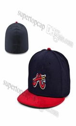 2023 Men039s Baseball Full Closed Caps Summer Navy Blue Letter Bone Men Women Black Color All 32 Teams Casual Sport Flat Fitted6186975