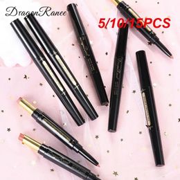 5/10/15PCS Lip Liner Pen Double Head 2 In 1 Lipstick Lips Makeup Contour Non-stick Cup 8 Colors Lipliner 240426