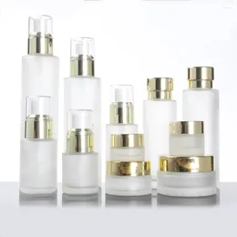 Storage Bottles 20ml Glass Pump Bottle Spray/lotion Cream Emulsion With Travel Cosmetic Containers