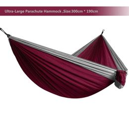 Hammocks Ultra-Large Double Parachute Hammock Camping Survival Garden Hunting Leisure Hamac Travel hammock Hamak Ramac