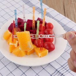 Dinnerware Sets 80 Pcs Drink Stirrer Personalized Glasses Agitators Cocktail Utensils Fruit Fork