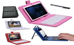 7 inch Leather case with Micro USB keyboard for apad epad Flytouch tablet Case1822985