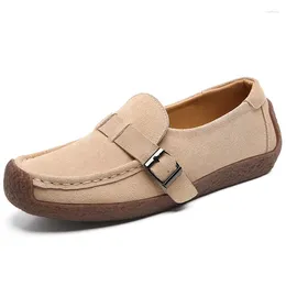 Casual Shoes Moccasins Breathable Lightweight Fashion Flat Loafers Youth Plus Size Women's