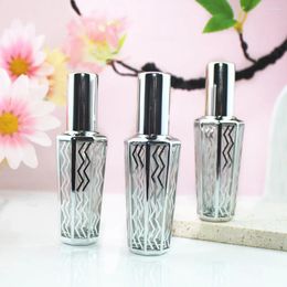 Storage Bottles 10pcs/lot 12ml Glass Sprayer Bottle Empty Pump Spray Perfume Atomizer Refillable Small Sample Silver