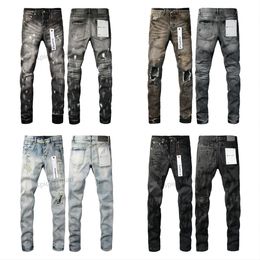 skinny jeans men designer jeans for mens pants purple jeans Purple Jeans Mens Jeans trends Distressed Black Ripped Biker Slim Fit Motorcycle Mans stacked jeans