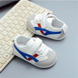 spädbarn första vandrare vår höst baby flicka pojke casual löpskor mjuk botten bekväm sömnad färg barn sneaker