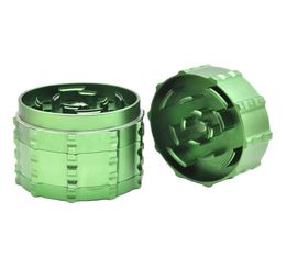 RICH DOG 60MM 4 Parts Aircraft Aluminium Tobacco Grinder Crusher Herb Grinder With Storage Case Hand miller3461584