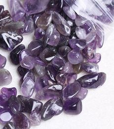 1 Bag 100 g Natural amethyst quartz Stone crystal Tumbled Stone Irregular fish tank crystal gravel Size 79 mm4362188