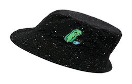 fashion cotton Alien embroidery Bucket Hat outdoor travel hats alien Sun Cap Men and Women Fisherman caps panama Hats Hip Hop Cart1556258