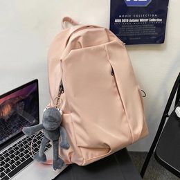Backpack Korean Schoolbag Female Student Large Capacity Fashion Boy Computer Bag Femal School Bags