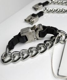 ALYX STUDIO LOGO hip hop metal lettering chain chain rock punk fan can bracelet men and women7302630