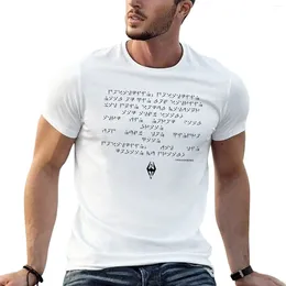 Men's Tank Tops Dragonborn Song T-Shirt Shirts Graphic Tees Customs Design Your Own Korean Fashion For A Boy Mens T Pack