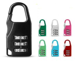 7styles 3 Mini Dial Digit Lock Number Code Password Combination Padlock Security Travel Safe Lock for Padlock Backpack Luggage Loc9020734