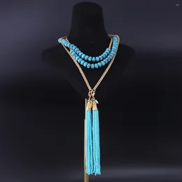 Pendant Necklaces Vintage Bohemian Ethnic Style Fashionable Romantic Classical Elegant Dress Accessories Layered Sweater Chains