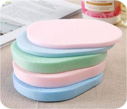 Sponges Applicators Cotton 2pcs Facial Cleansing Sponge Puff Face Cleaning Wash Pad Available Soft Makeup Seaweed Cosmetics7780347