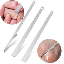 Tool 3Pcs Toe Nail Scraper Feet Pedicure Knife Set Ingrown Toenail Dead Skin Remover Files Foot Care Cuticle Pedicure Manicure Tools