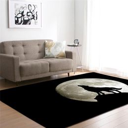 3D Wolf Printed Carpets for Living Room Bedding Room Hallway Large Rectangle Area Yoga Mats Modern Outdoor Floor Rugs Home Decor7220608
