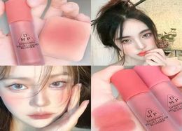 Face Liquid Blusher Milk Tea Blush Peach Makeup Long lasting Matte Natural Cheek Contour Brighten Skin Pink Cheek Cosmetics6184015