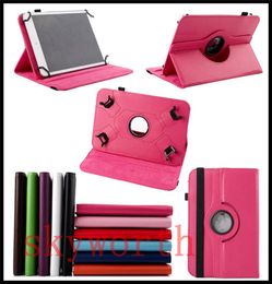 Universal 360 rotating case for 7 8 9 10 inch tablet MID Q88 A13 Galaxy tab 4 70 T230 T530 ipad Stand6301049