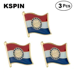 Brooches U.S.A Missouri Lapel Pin Pins Flag Badge Brooch Badges