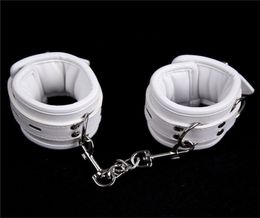 Loverkiss Sexy White Faux Leather s or Ankle s Slave Sex Game Fetish Toys Sex Bondage Restraints Sex Products Y181108029784918